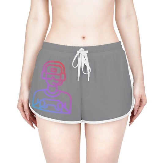 Women's Relaxed Shorts: Gaming Grey