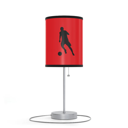 Lamp on a Stand, US|CA plug: Soccer Red