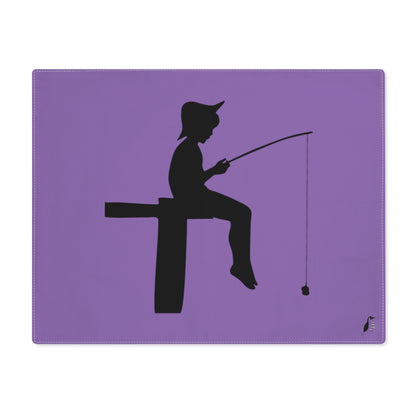 Placemat, 1pc: Fishing Lite Purple