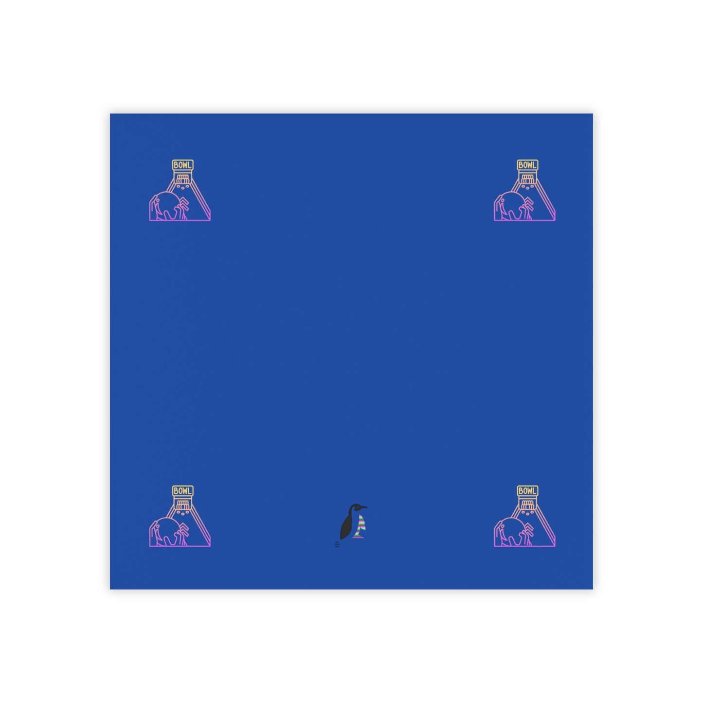 Post-it® Note Pads: Bowling Dark Blue