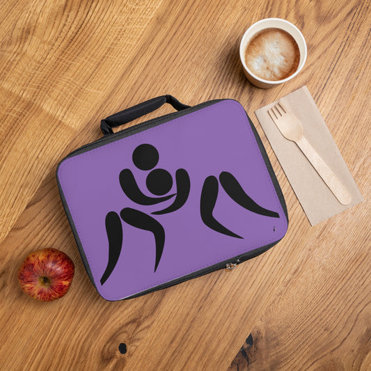 Lunch Bag: Wrestling Lite Purple