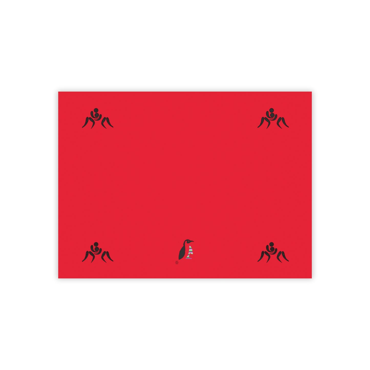 Post-it® Note Pads: Wrestling Dark Red