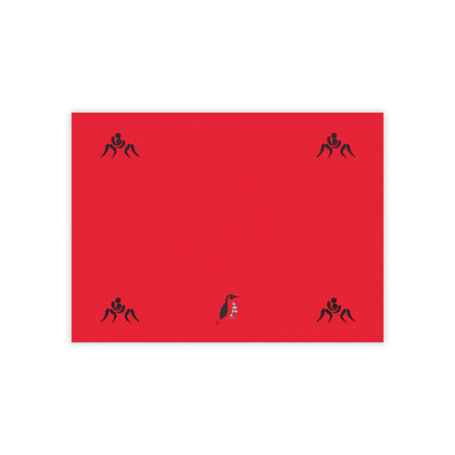 Post-it® Note Pads: Wrestling Dark Red