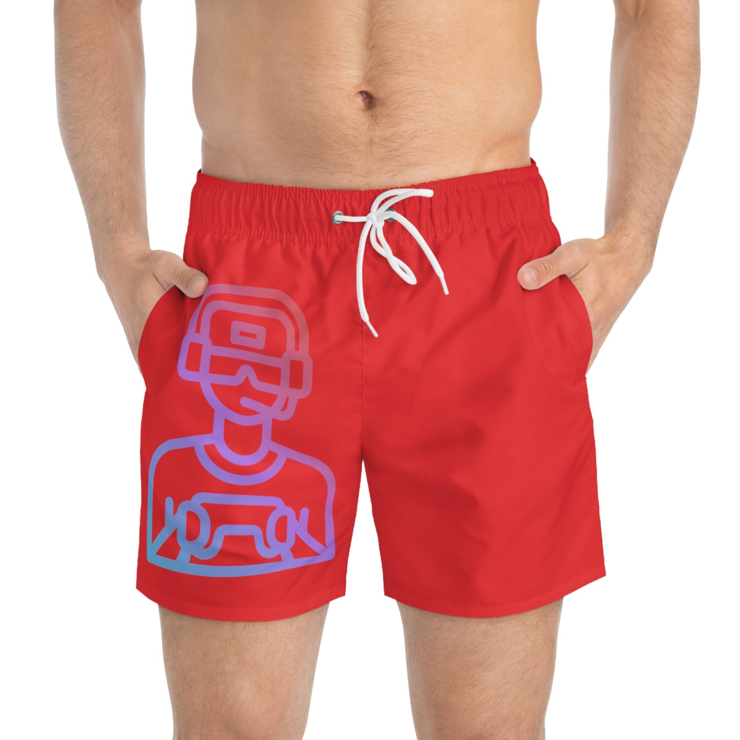 Swim Trunks: Gaming Red