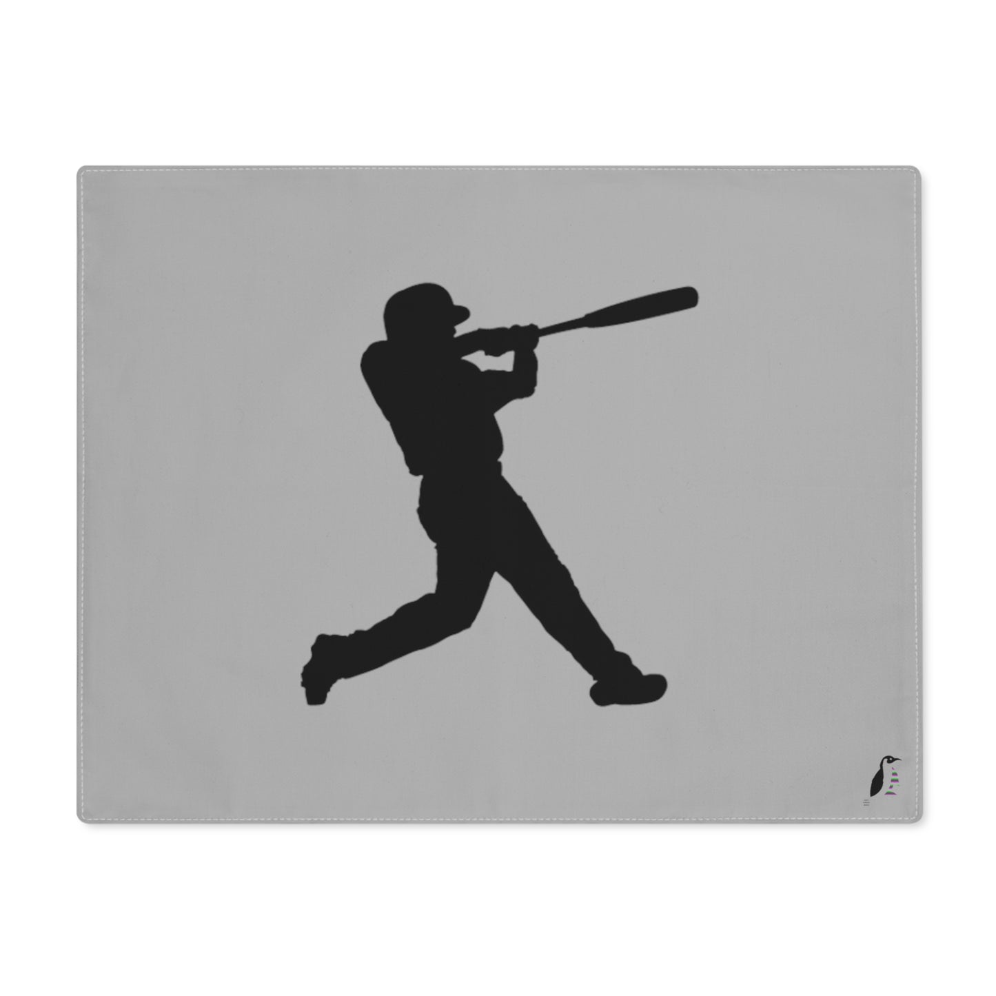 Placemat, 1pc: Baseball Lite Grey