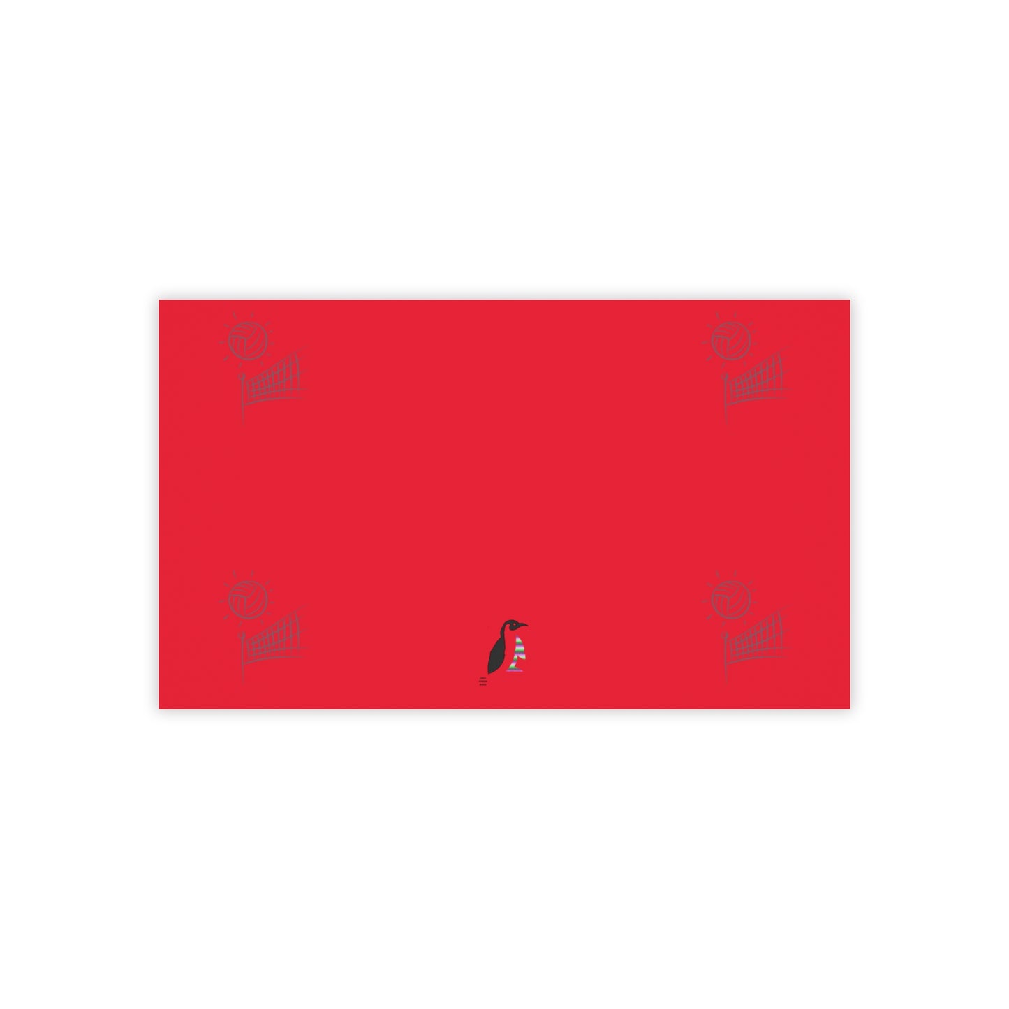 Post-it® Note Pads: Volleyball Dark Red