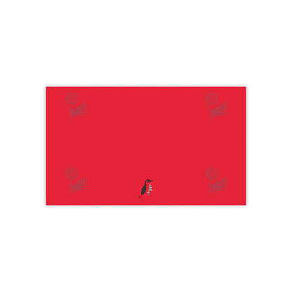 Post-it® Note Pads: Volleyball Dark Red