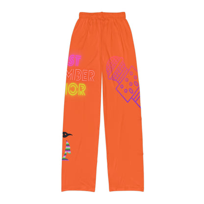 Kids Pajama Pants: Music Orange