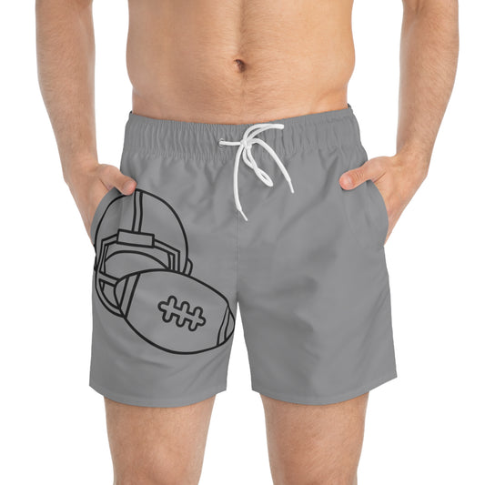 Swim Trunks: Football Grey