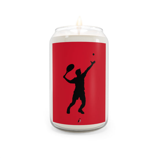 Scented Candle, 13.75oz: Tennis Dark Red