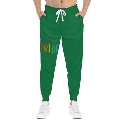 Athletic Joggers: LGBTQ Pride Dark Green