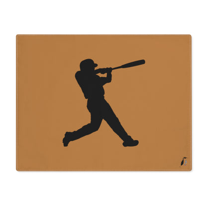 Placemat, 1pc: Baseball Lite Brown