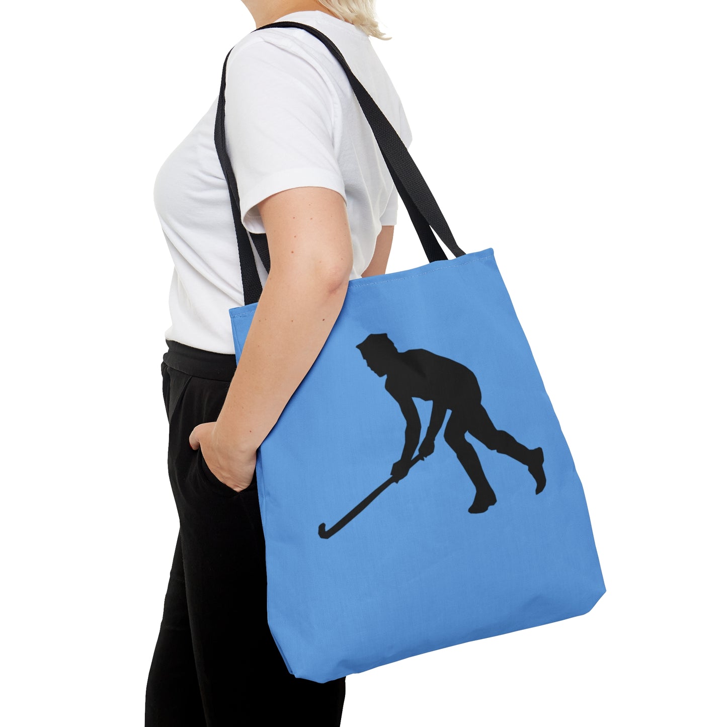 Tote Bag: Hockey Lite Blue