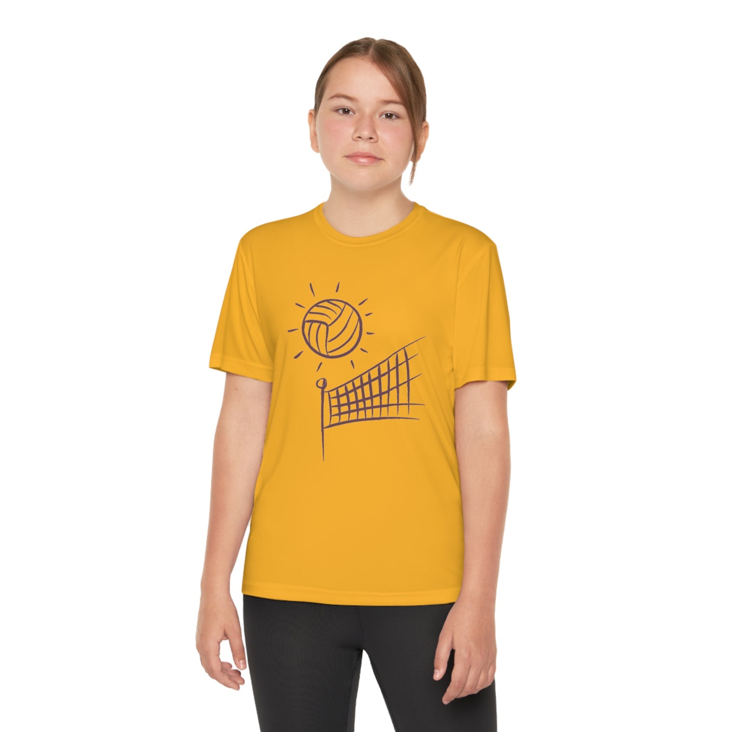 Youth Competitor Tee #1: Volleyball 