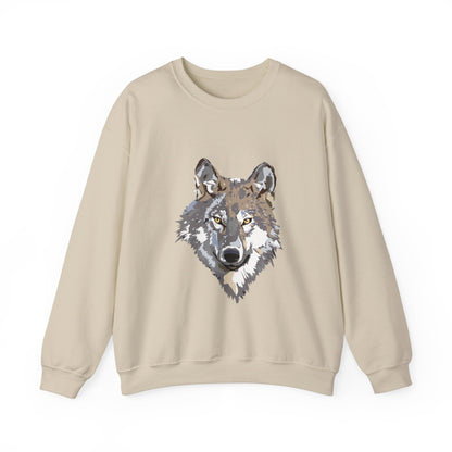 Heavy Blend™ Crewneck Sweatshirt: Wolves #1