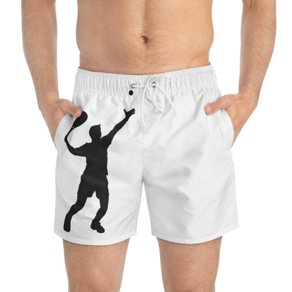 Swim Trunks: Tennis White