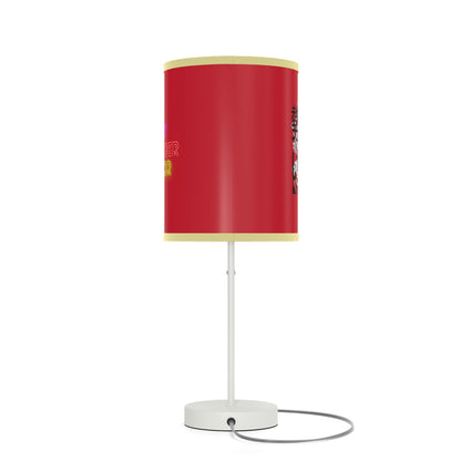 Lamp on a Stand, US|CA plug: Dragons Dark Red