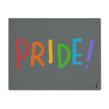 Placemat, 1pc: LGBTQ Pride Dark Grey