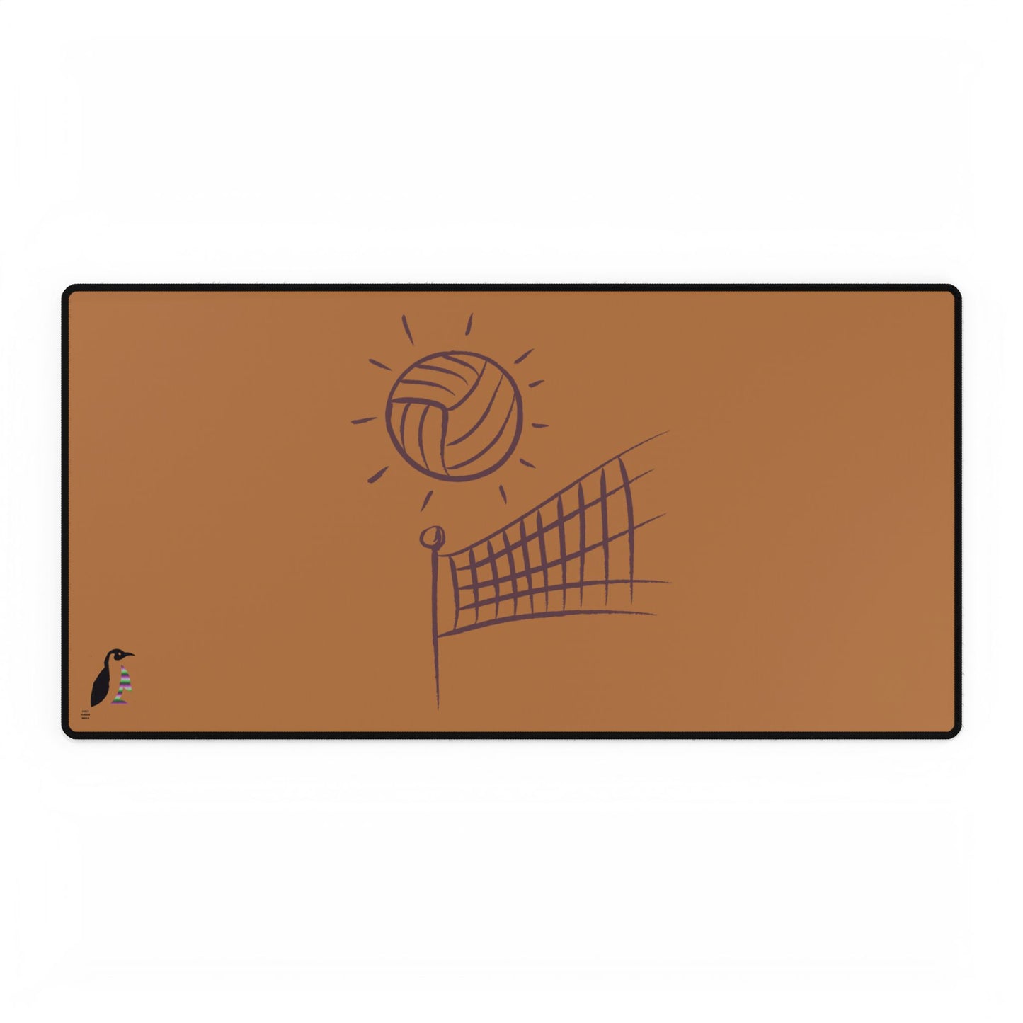 Desk Mats: Volleyball Lite Brown