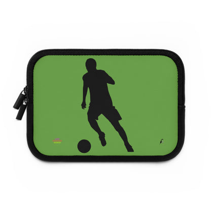 Laptop Sleeve: Soccer Green