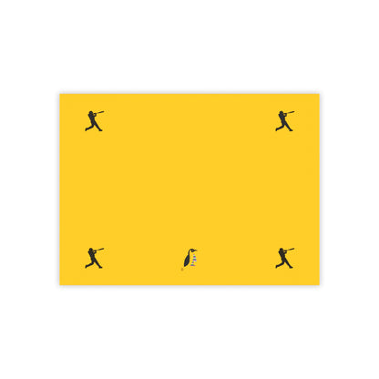 Post-it® Note Pads: Baseball Yellow