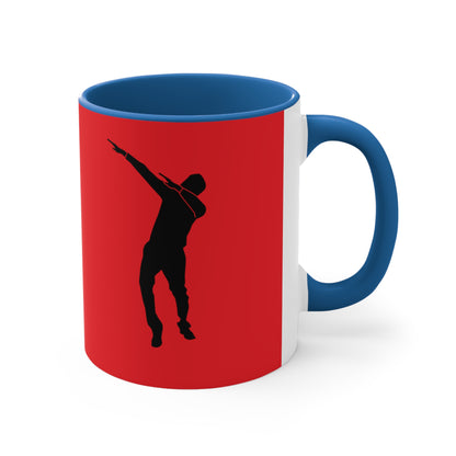 Accent Coffee Mug, 11oz: Dance Red