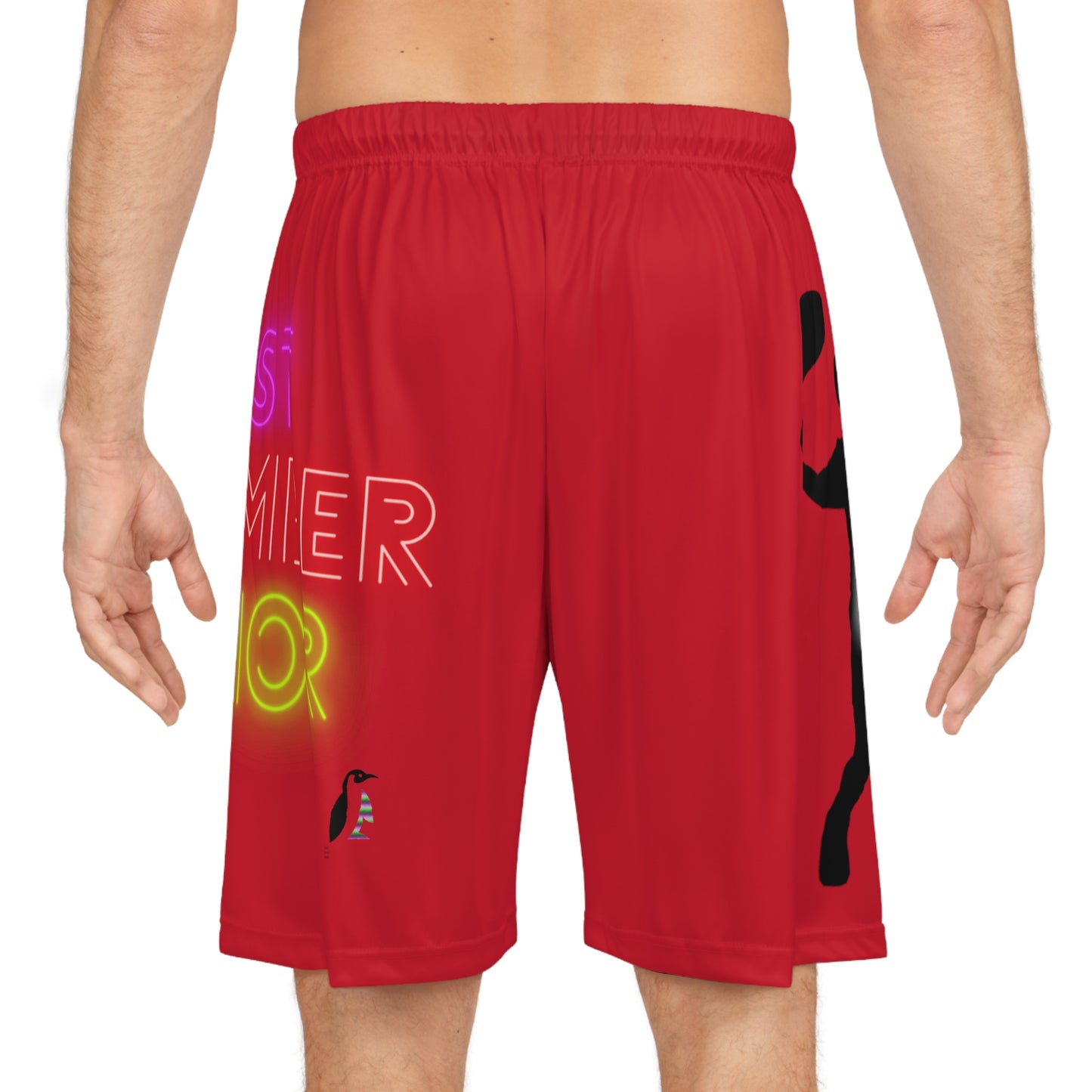 Basketball Shorts: Tennis Dark Red