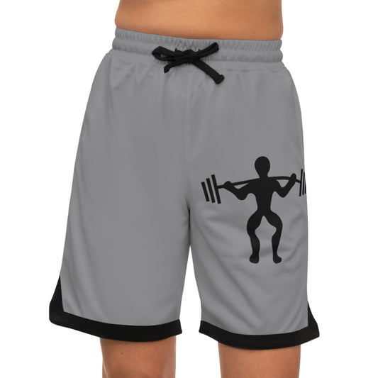 Basketball Rib Shorts: Weightlifting Grey