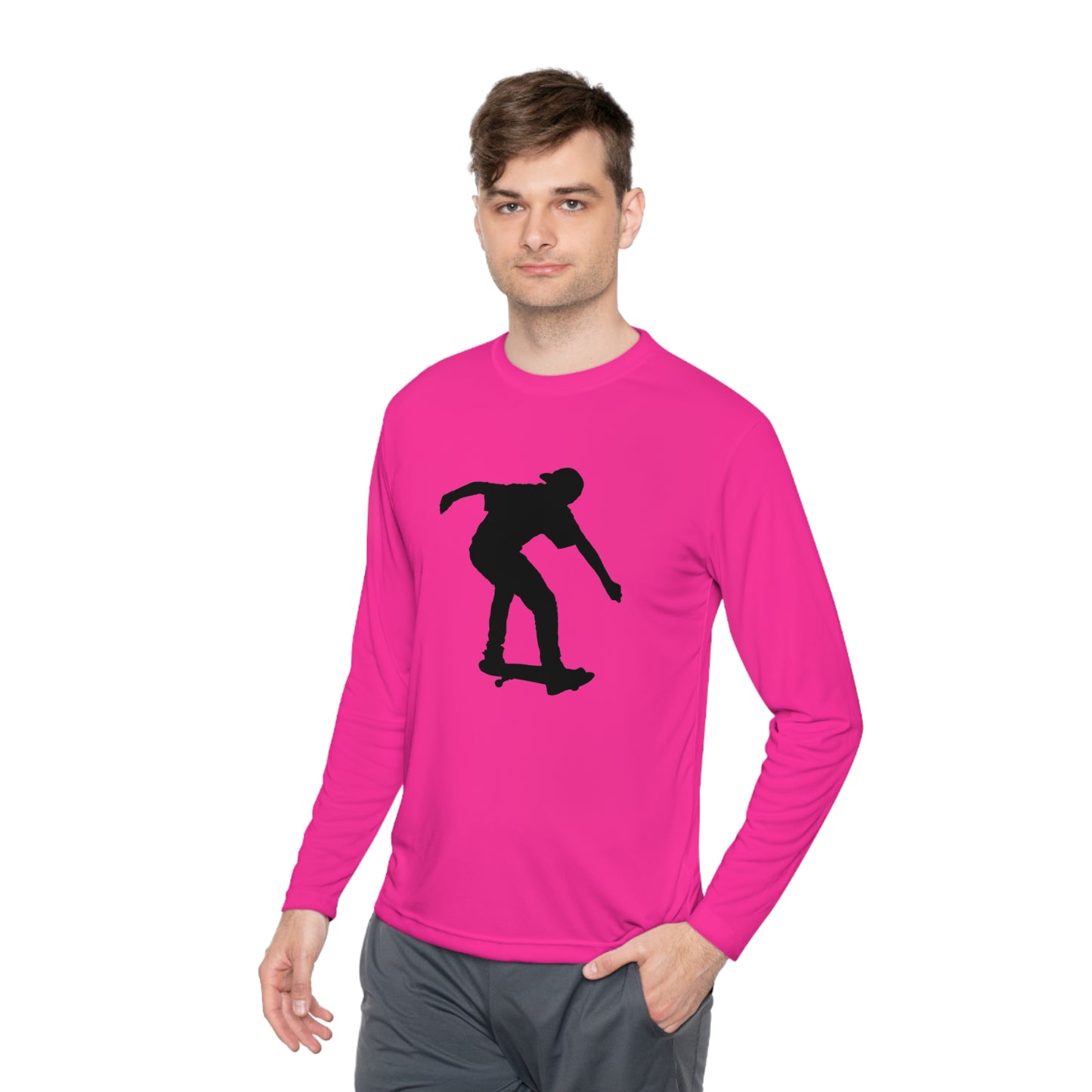 Lightweight Long Sleeve Tee: Skateboarding #2