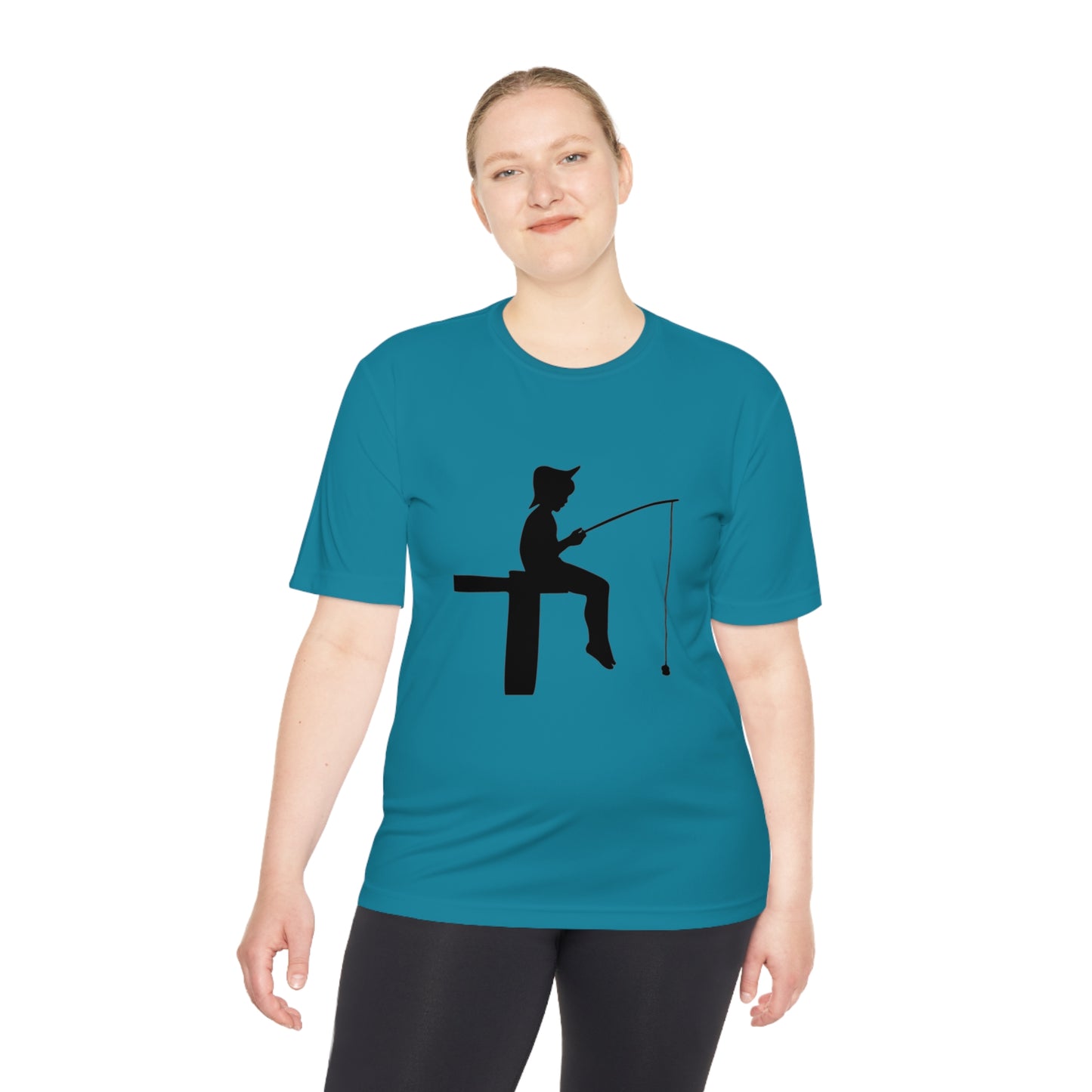 Moisture Wicking Tee: Fishing #2