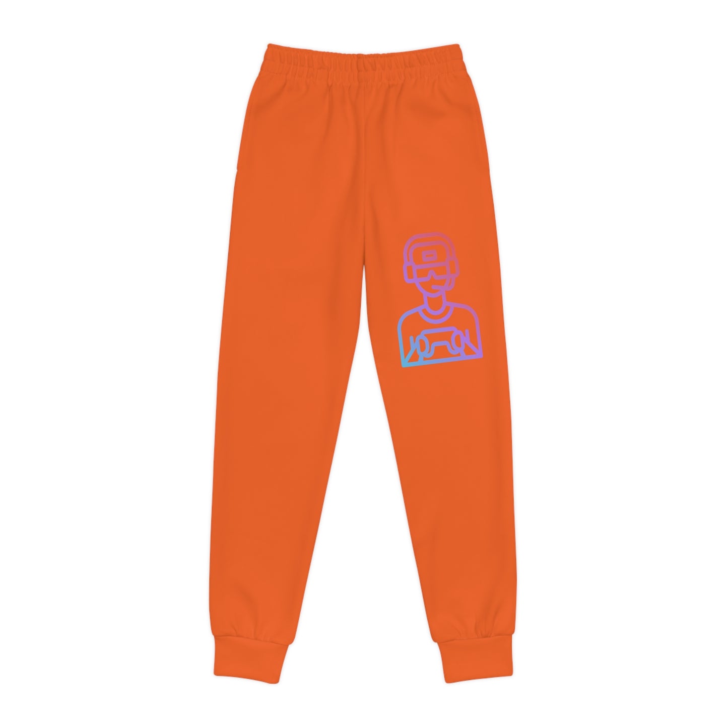 Youth Joggers: Gaming Orange