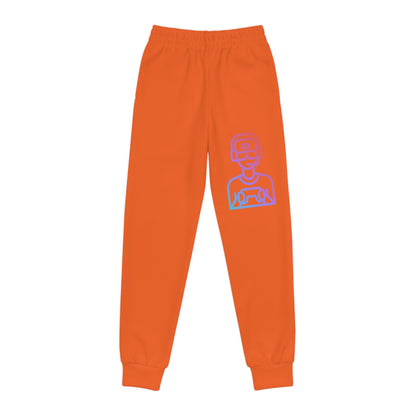 Youth Joggers: Gaming Orange