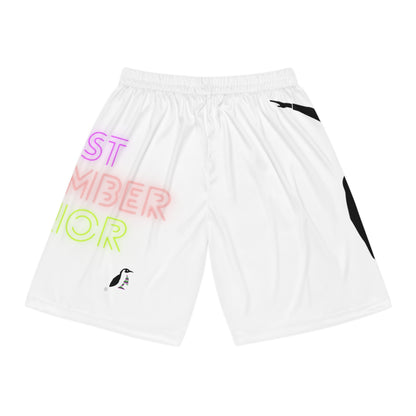 Basketball Shorts: Dance White