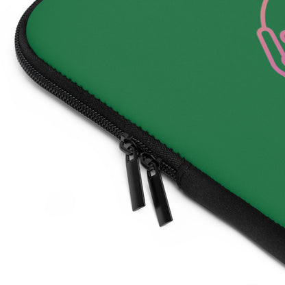 Laptop Sleeve: Bowling Dark Green