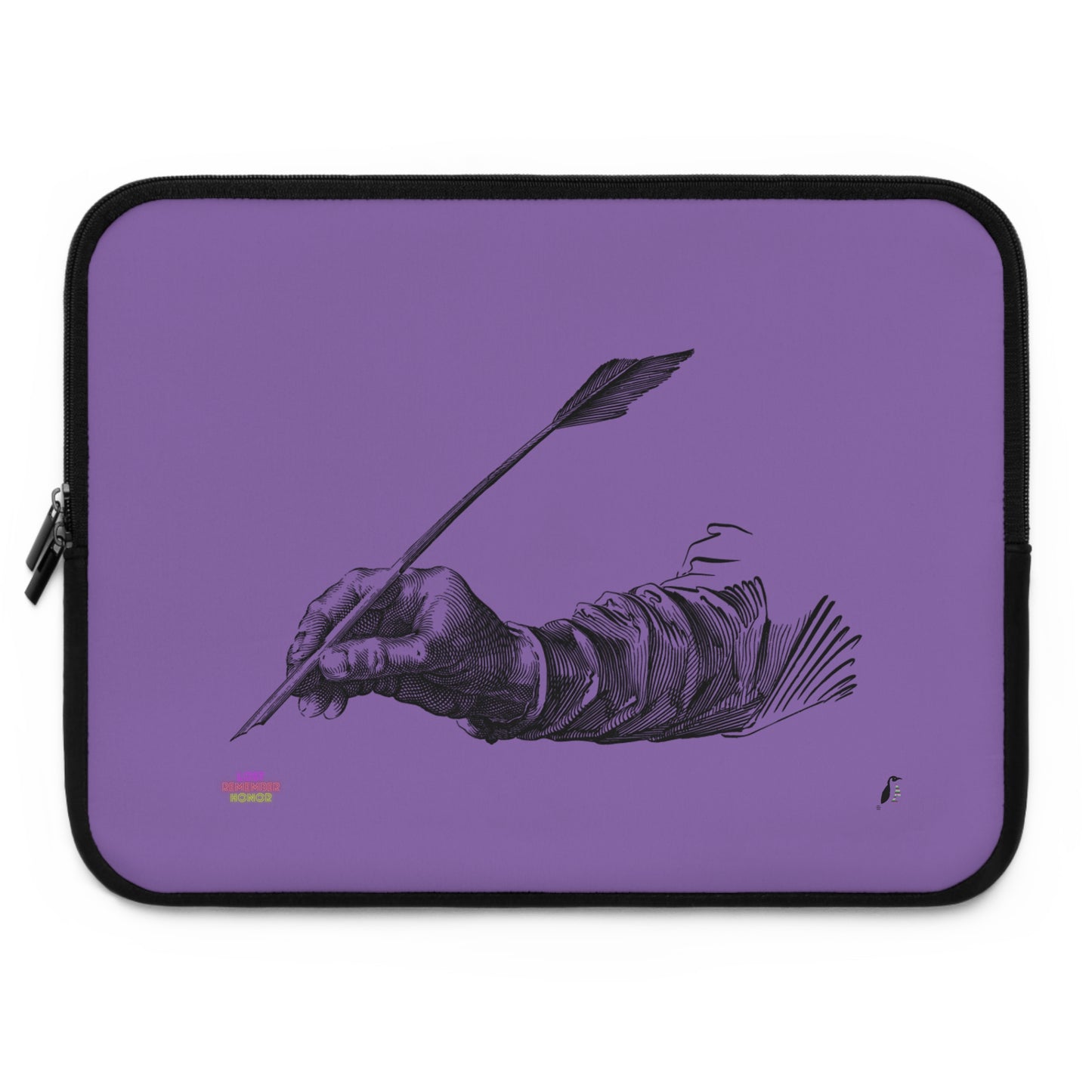 Laptop Sleeve: Writing Lite Purple