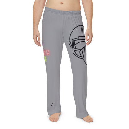 Men's Pajama Pants: Football Grey