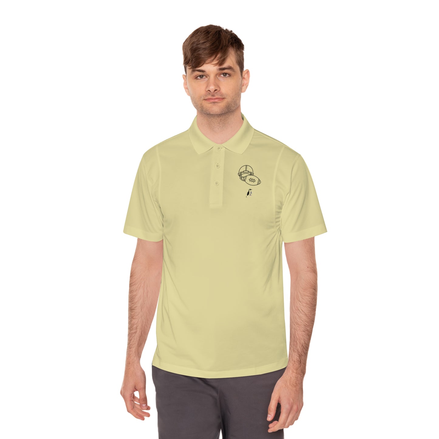 Men's Sport Polo Shirt: Football #1