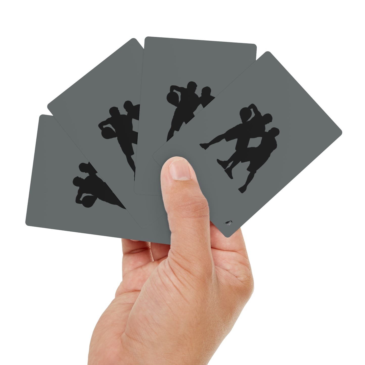 Poker Cards: Basketball Dark Grey