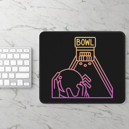 Gaming Mouse Pad: Bowling Black