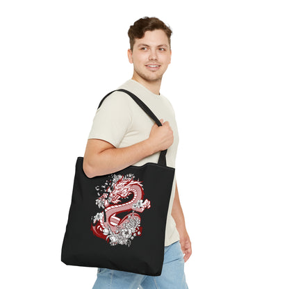 Tote Bag: Dragons Black