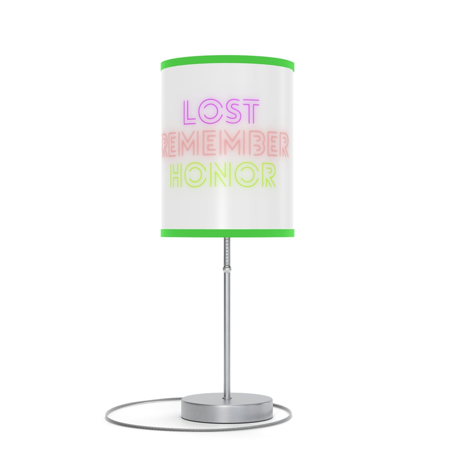 Lamp on a Stand, US|CA plug: Lost Remember Honor White 