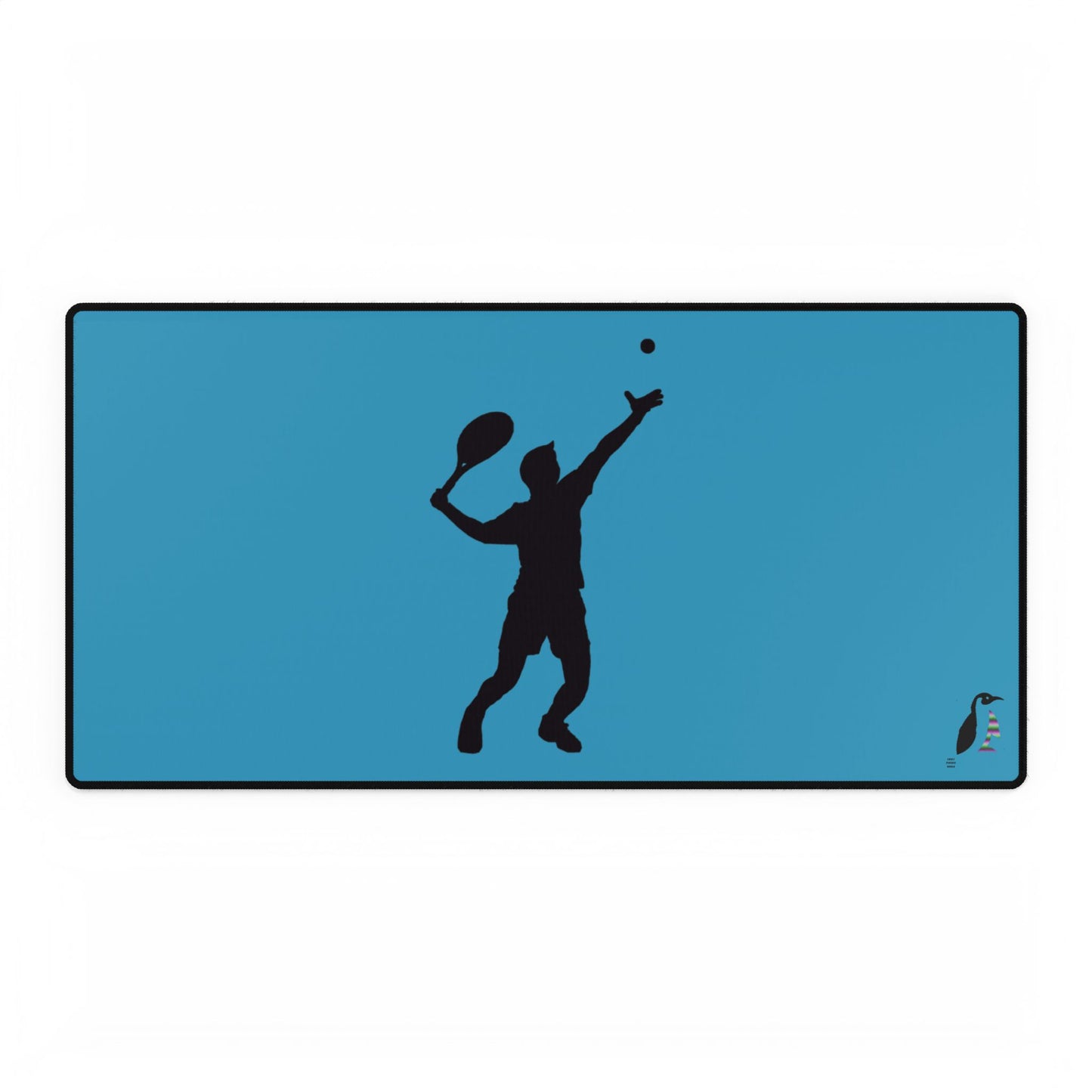 Desk Mats: Tennis Turquoise