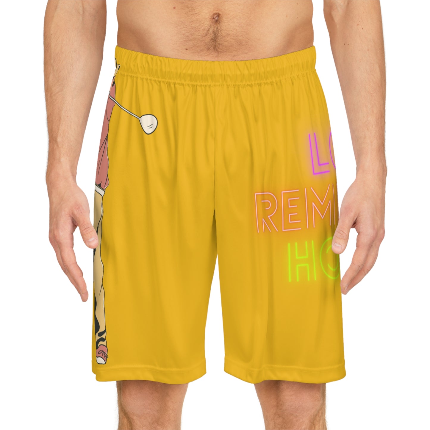 Basketball Shorts: Golf Yellow