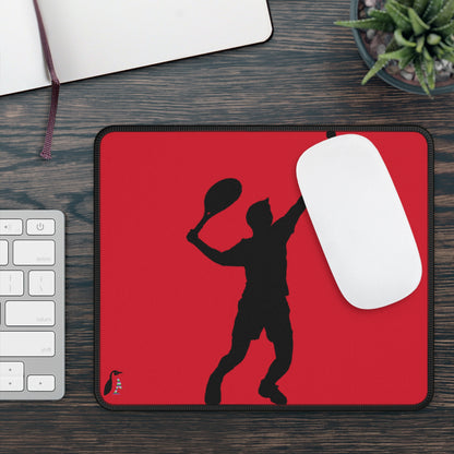 Gaming Mouse Pad: Tennis Dark Red