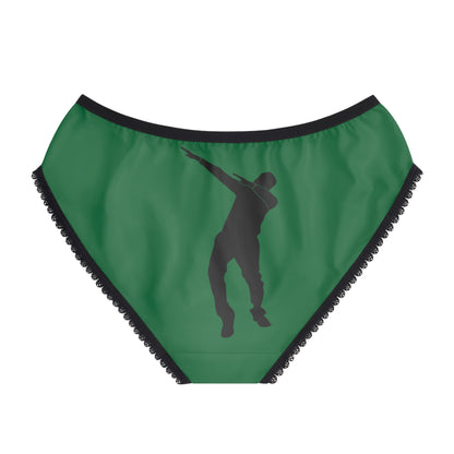 Women's Briefs: Dance Dark Green