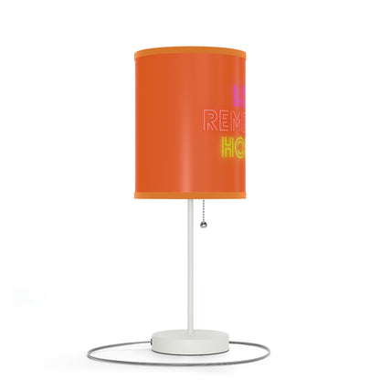 Lamp on a Stand, US|CA plug: Lost Remember Honor Orange 