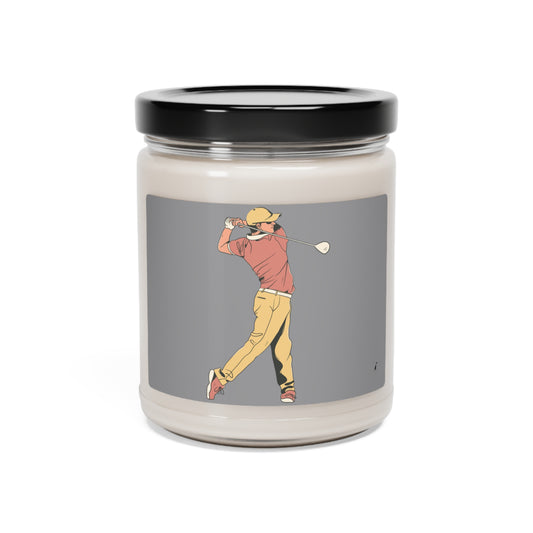 Scented Soy Candle, 9oz: Golf Grey
