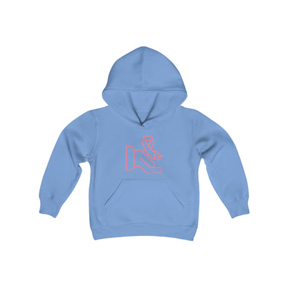 Youth Heavy Blend Hooded Sweatshirt: Fight Cancer