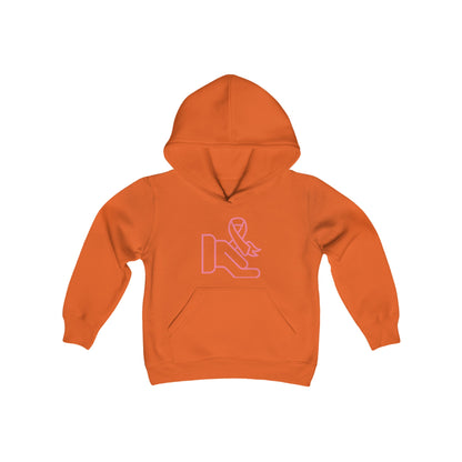 Youth Heavy Blend Hooded Sweatshirt: Fight Cancer