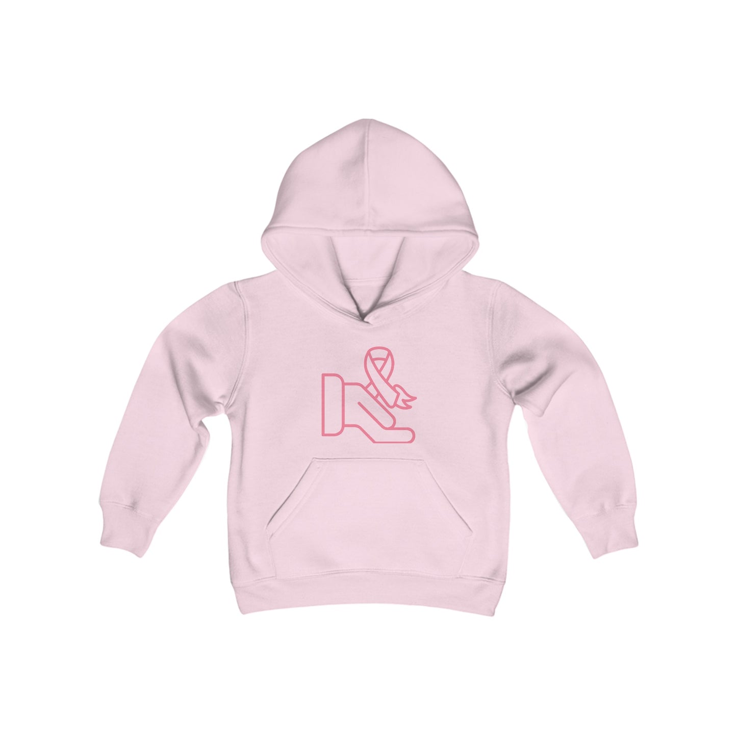 Youth Heavy Blend Hooded Sweatshirt: Fight Cancer